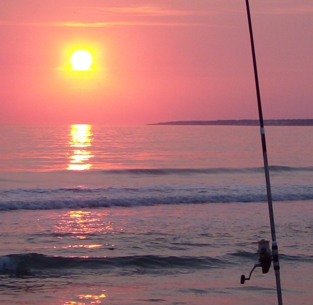 Pesca al atardecer