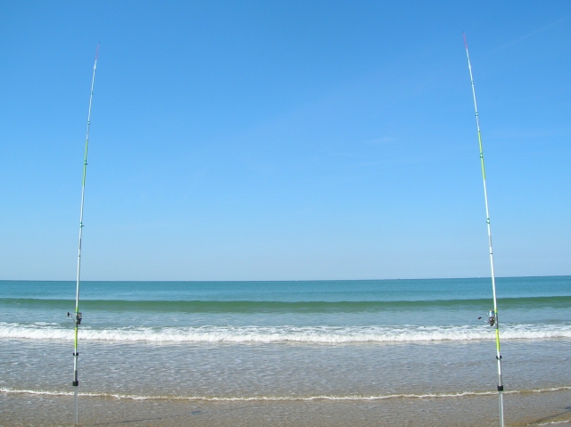Pesca en las mejores playas de Vendée