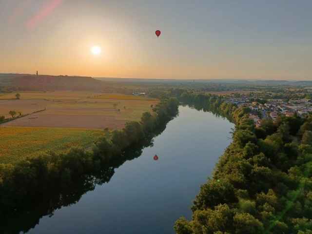 Vuelo sobre los pintorescos panoramas del Tarn en globo aerostático 