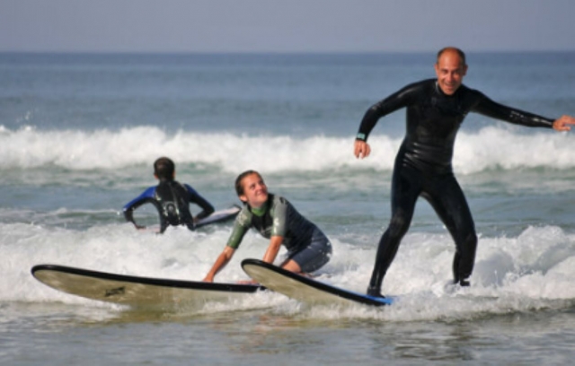  Clases de surf para adultos en el suroesle 