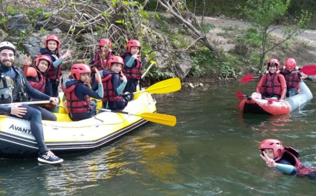  Rafting para niños 