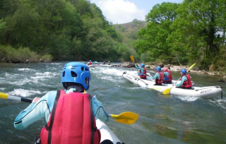 Descenso en canoa por el Nive durante 1h30