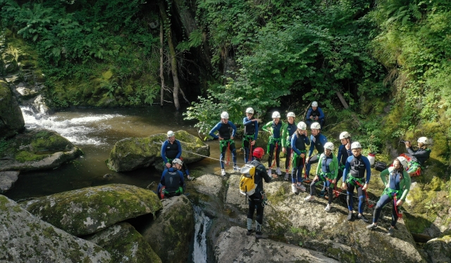  Escalar la cascada del cañón de Argence 