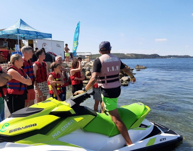  Información antes de la salida para el paseo en jet ski en Bouches-du-Rhône