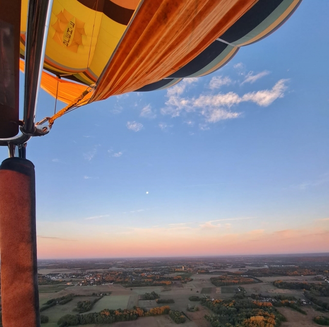  Vista desde la cesta del globo