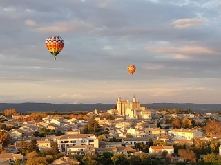Vuelo privado en globo aerostático en el Luberon - 1 hora