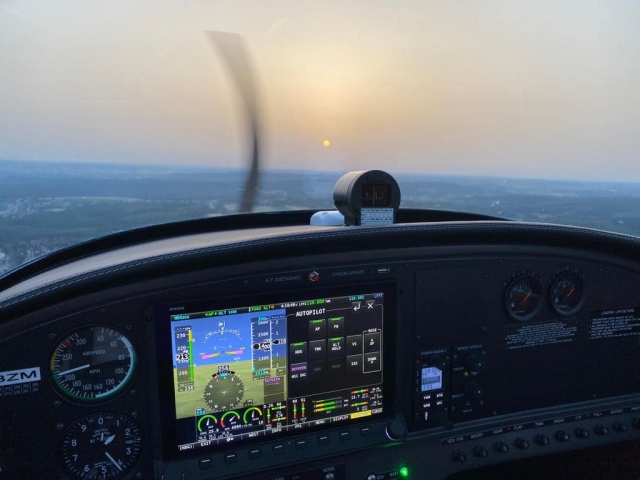  Una vez en el aire, relájale con una vista espléndida 