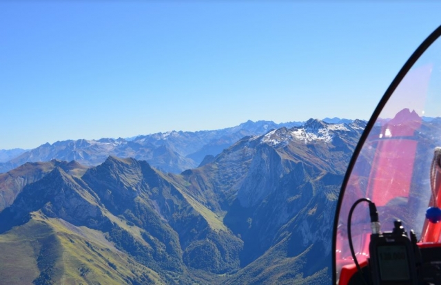  Vista panorámica a bordo de nuestro Autogiro 