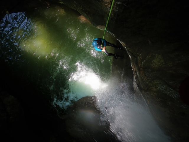  Rappel en el cañón de ternèze 