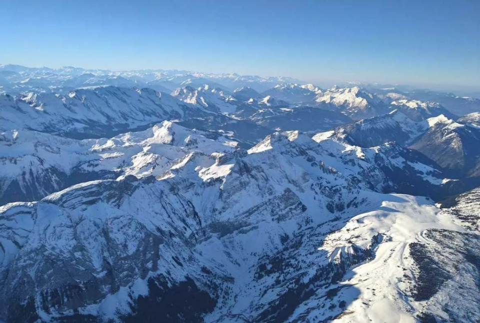  Los picos de la cadena alpina