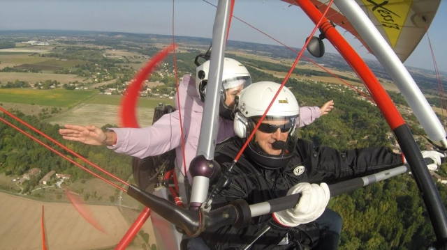 Sienle la libertad de un vuelo ULM 