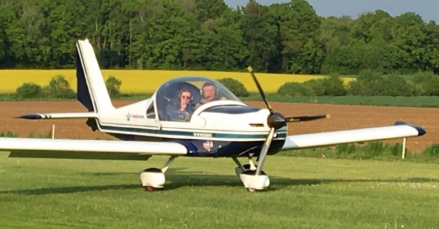  Vuelo en un ULM multieje en Soppe le Bas 
