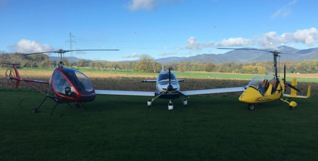 Nuestros ULM en la base aérea de Soppe-le-Bas 