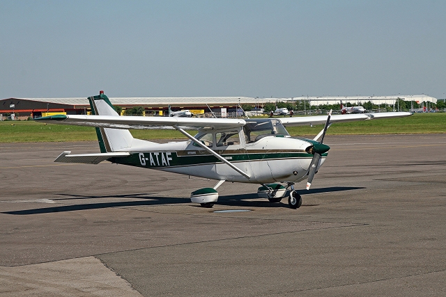 Cessna 172 en rodaje 