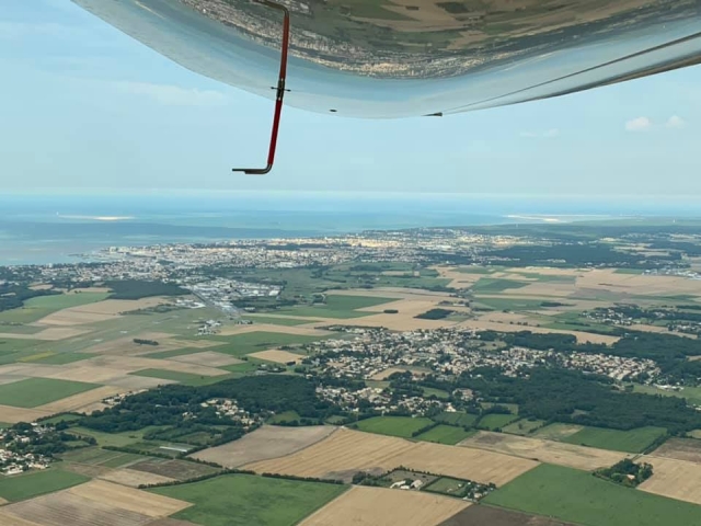  Vuelo en un ULM multieje en Royan