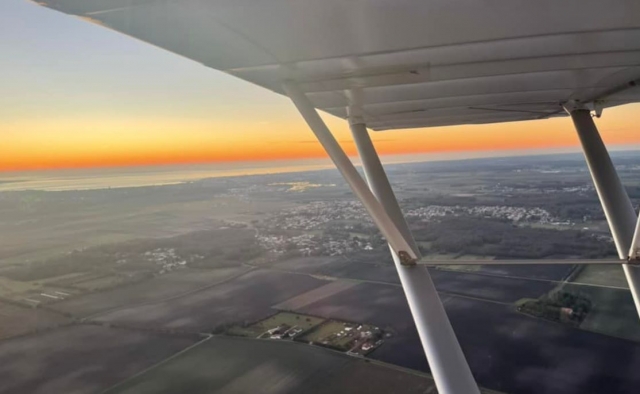  Vista panorámica al atardecer 