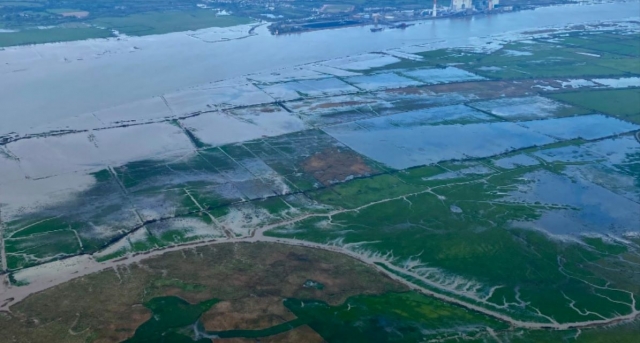  Vista panorámica excepcional desde el aire 
