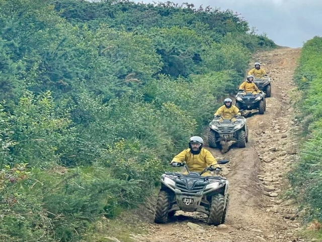 Ruta en cuatrimoto 1/2 día en San Juan de Luz