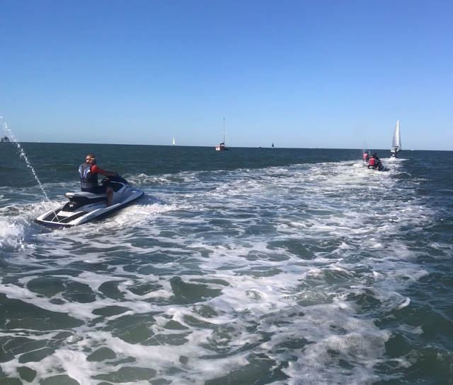  Una sensacional jet ski de travesía