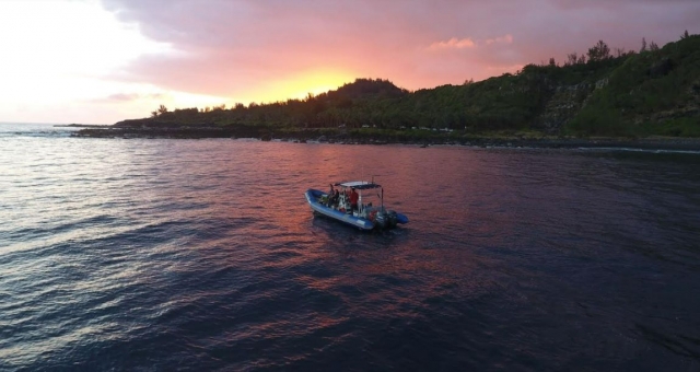  Disfrule de una puesta de sol duranle su excursión en barco en Saint-Paul 