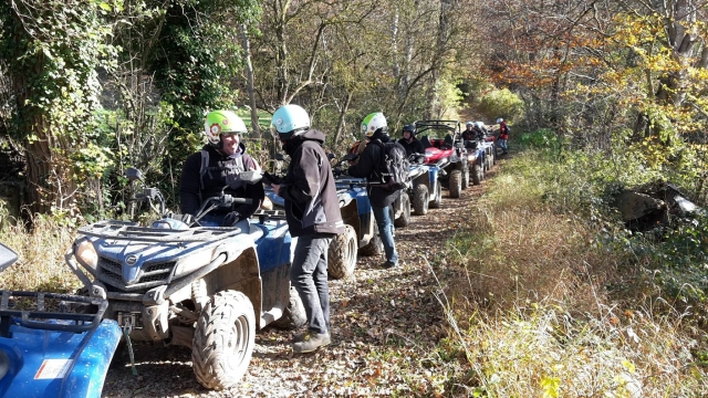 Excursión en cuatrimoto por Montrodat 