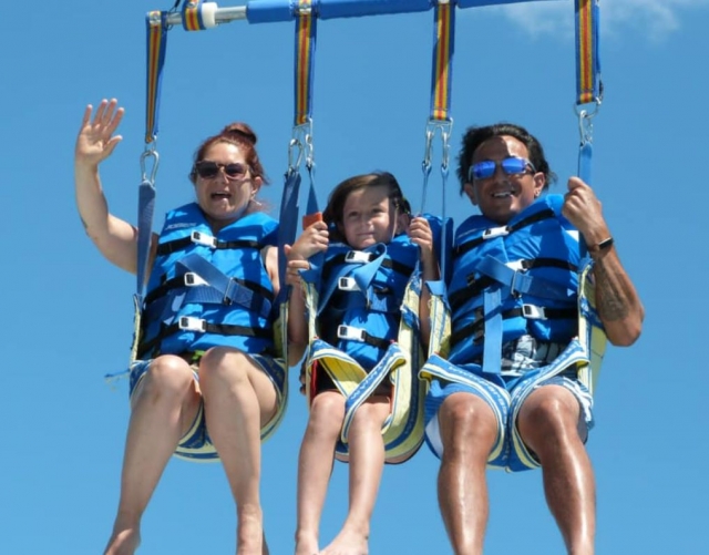  Vuelo en parasailing