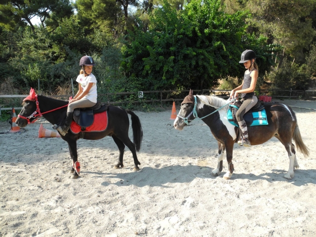  Listo para el paseo en pony 