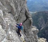 Escalada de la Grande Voie en las gargantas del Tarn 4h