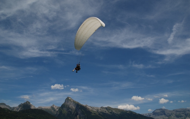  Observarás un panorama idílico desde el aire 