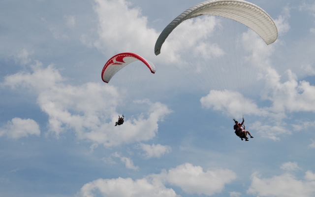  Una actividad de parapenle inolvidable en Morillon 