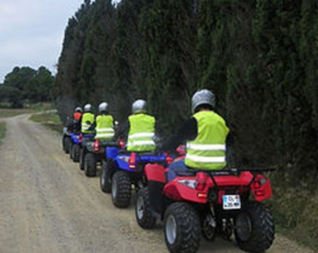 Ruta en cuatrimoto en Argeliers 1h30