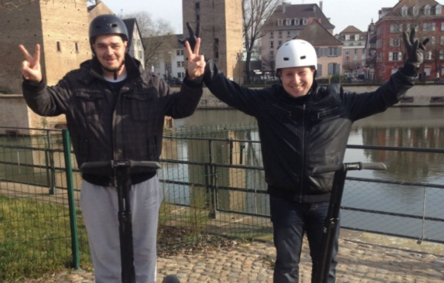  Excursión en segway por el centro de Colmar 