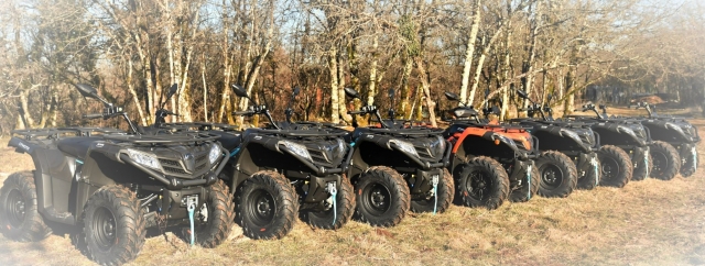  Nuestra gama de cuatrimotos en Loubressac 