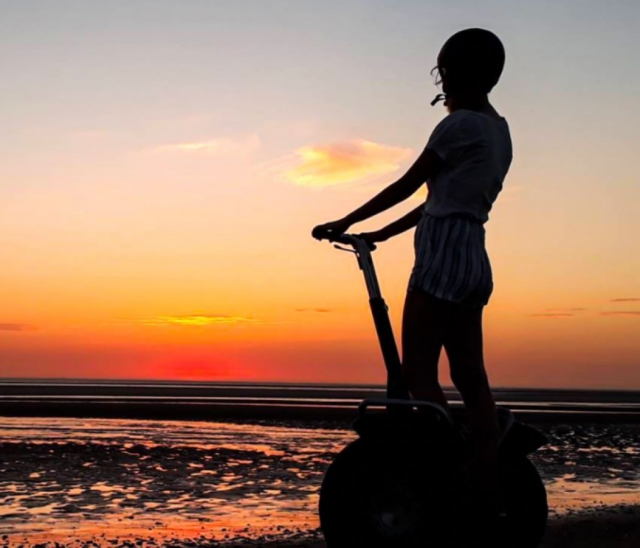 Disfruta de una vista excepcional a bordo de su segway 