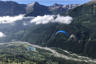 Vuelo en parapente en el valle de Orcières+vídeo 45 min