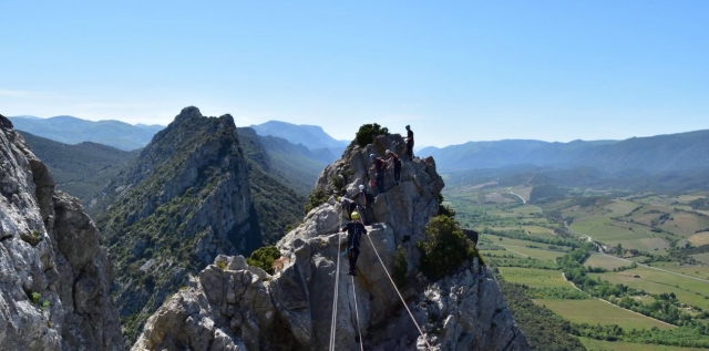  Sesión de vía ferrata