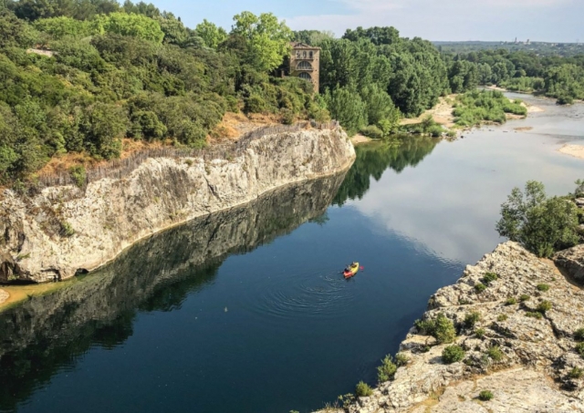  Sesión de piragüismo en las Gargantas de l'Ardèche