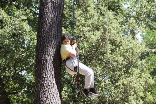  Sensacional tirolesa en Vallon Pont d'Arc 