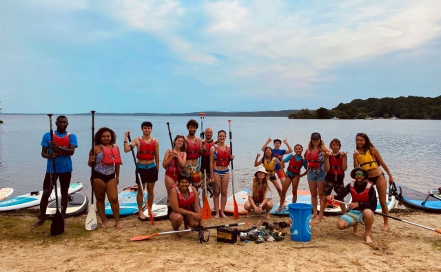  Excursión en paddle en Biscarosse 