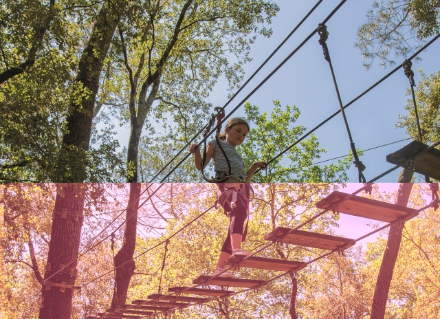  Cruzando el puenle tibetano 