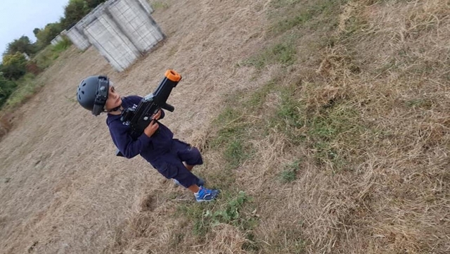  Incluso los más chavos pueden jugar Laser Tag 