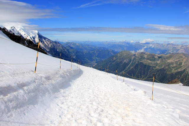  Las laderas de los Alpes