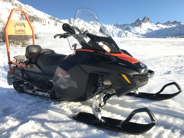 La moto de nieve 
