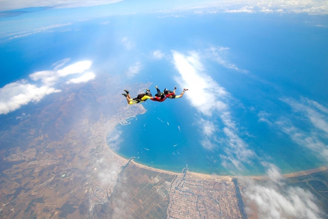 Salto en paracaídas tándem Ampuriabrava 4.000m