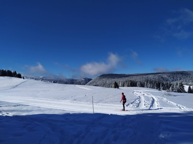  Recorra los senderos nevados de Alta Saboya