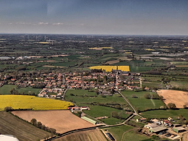 Vue sur les alentours de Cholet 