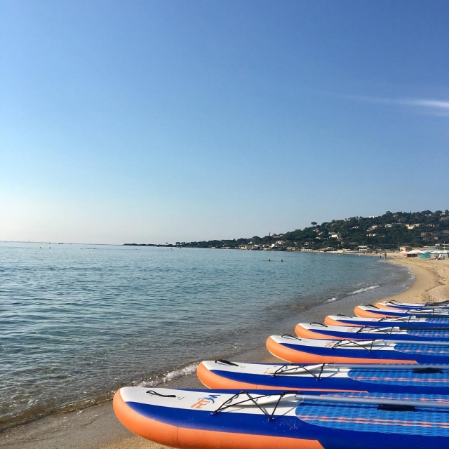 La playa de Nartelle y nuestros remos 