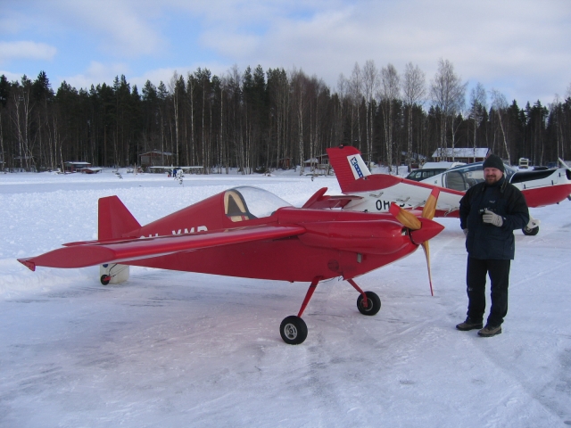 Nuestras avionetas en tiempo de nieve 
