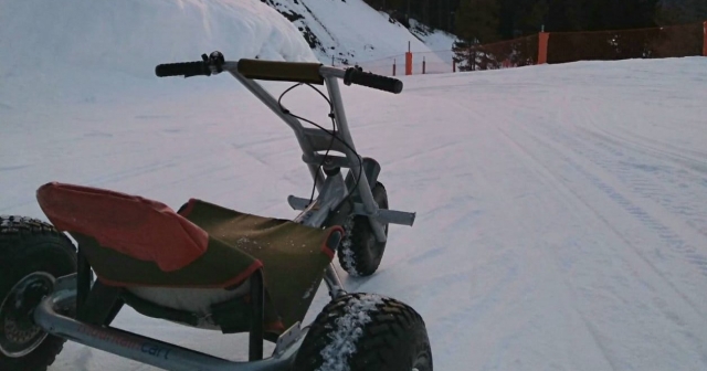  Un momento en un kart de cerro 