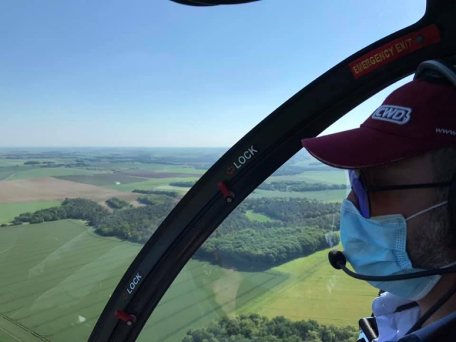 Nuestro piloto instructor duranle un vuelo